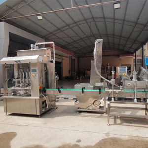 直線式辣椒醬生產(chǎn)線-醬料灌裝機(jī)流水線